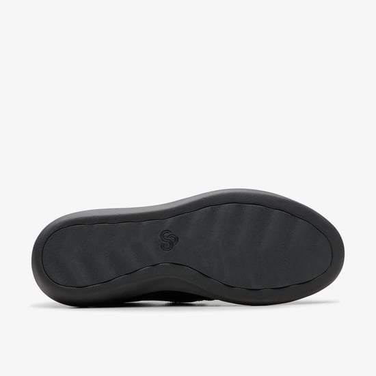 Watchet Strap Black Leather Shoes - Image 3