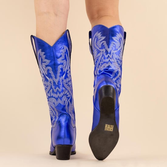 DWRS Label Cowboyboots 271179 tulsa kobalt metallic dames maat: leer - Image 3