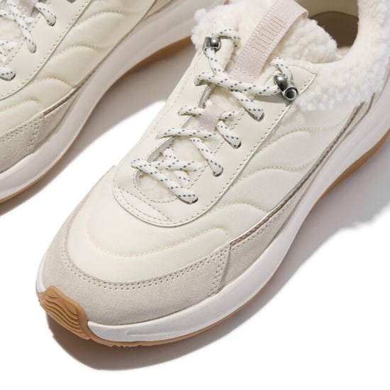 FitFlop F-mode flow shearling-mix sneakers - Image 2