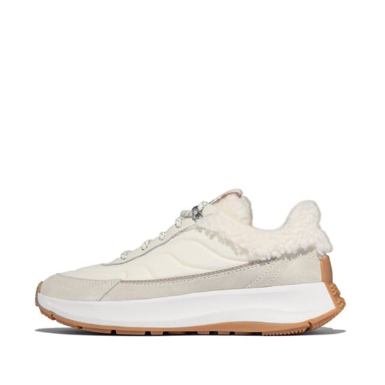 FitFlop F-mode flow shearling-mix sneakers - Image 6