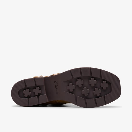 Rebelle Buckle Walnut Suede Boots - Image 3
