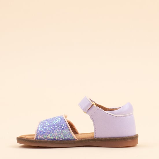 Bisgaard Sandal aida lavender glitter kids meisjes leer - Image 2