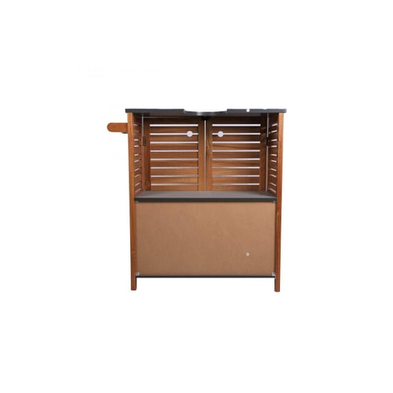 4goodz Badkamermeubel acacia set wastafelonderkast met kolomkast hoog - Image 2