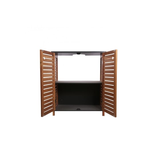 4goodz Badkamermeubel acacia set wastafelonderkast met kolomkast hoog - Image 4