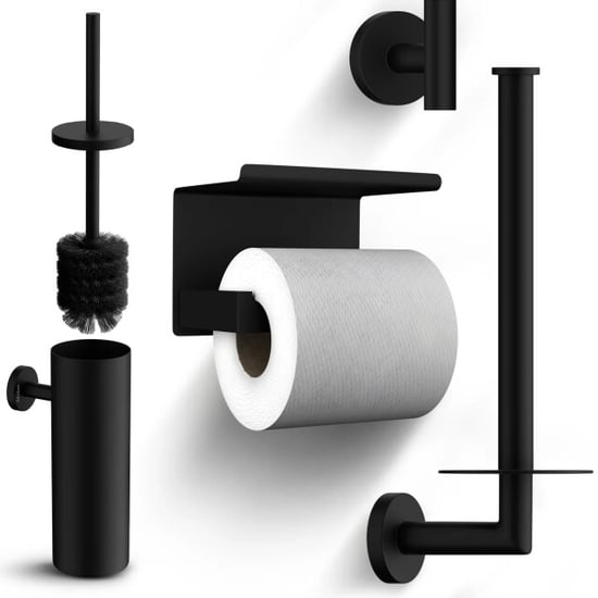 Mirlux Badkameraccessoireset wc zwart - Image 1