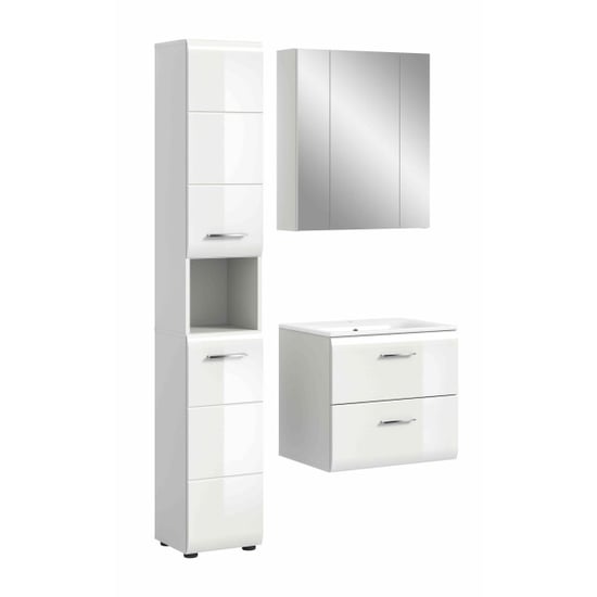 Furnilux Ijs badkamercombinatie hoogglans mdf tz nb - Image 1