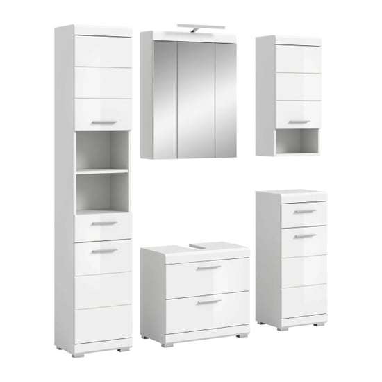 Furnilux Scout badkamercombinatie hoogglans mdf tz nb - Image 1