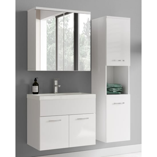 Badplaats Badkamermeubel set montreal 60 cm hoogglans badmeubel met - Image 3