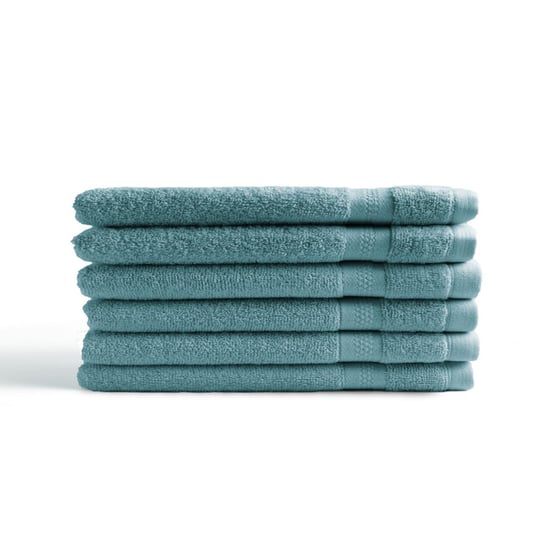 DoubleDry Washandjes hotel collectie 6 stuks 16x21 denim - Image 2