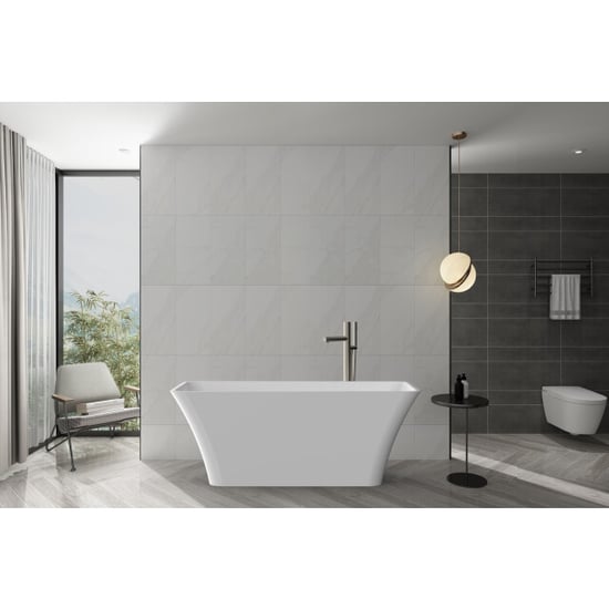 Badplaats Ligbad lily 170 x 75 x 58 cm vrijstaand bad hoogglans - Image 2