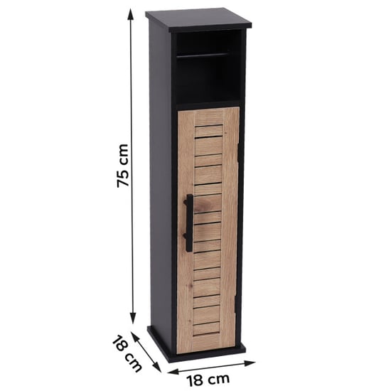 4goodz Toiletrolhouder met toiletroldispenser serie bergen 18x18x75 cm - Image 3