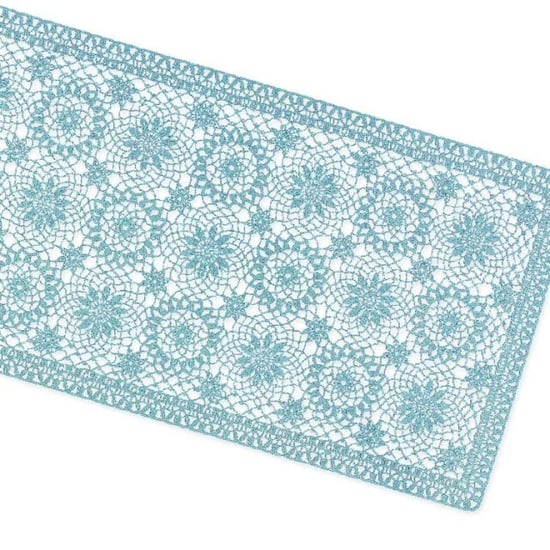 Unique Living tafelloper amira vinyl 40x150cm sage - Image 1