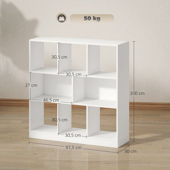 4goodz Boekenkast 8 vakken 30x 97,5x100 cm - - Image 2