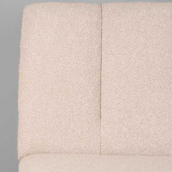 Label51 Eetkamerbank modula naturel boucle 2-zits 100x62x92 cm - Image 2