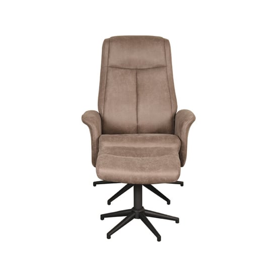 Label51 Fauteuil bergen - micro suede incl. hocker 62x77x53 cm - Image 4