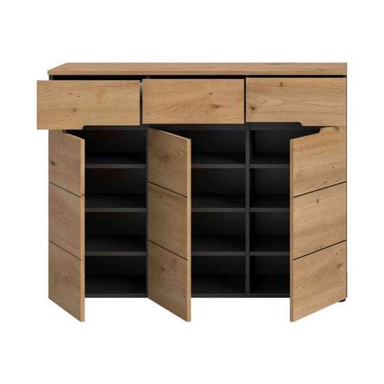 Furnilux Canu schoenenkast artisan nb basaltgrijs nb - Image 2