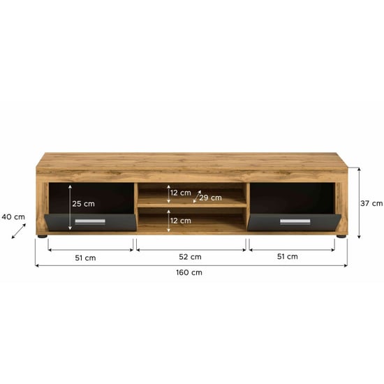 Furnilux Jam lowboard grijs melamine wotan nb - Image 3