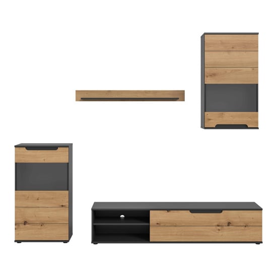 Furnilux Cajak wandkastcombinatie artisan oak nb balsatgrijs nb - Image 3