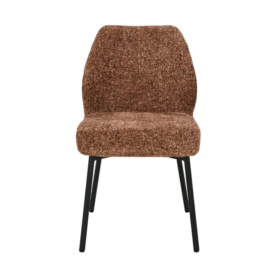 Livingfurn eetkamerstoel tess bordeaux set van 2 63x48x83cm - Image 2