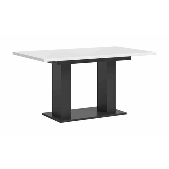 Furnilux Motion eettafel d uitschuifbaar nb wit nb - Image 1