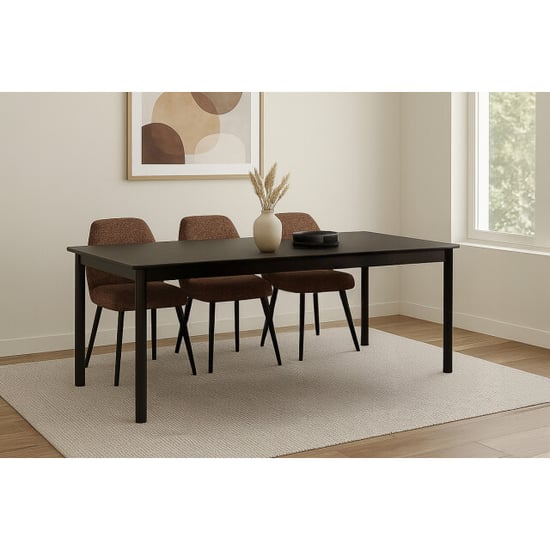 Livingfurn eetkamertafel tobago espresso 90x220x76cm - Image 2