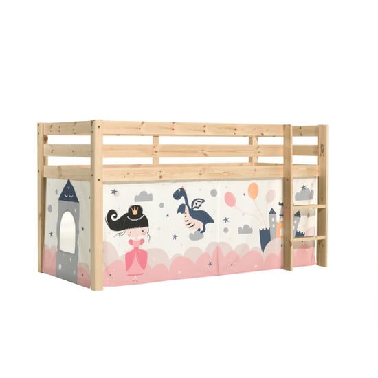 Lucevi pino halfhoogslaper h115cm + ladder + princess sophie gordijntjes - - Image 2