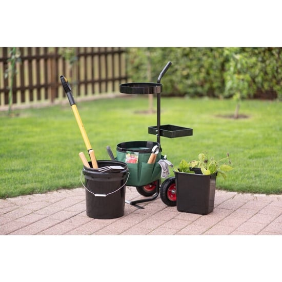 Westmann Tuinwagen verrijdbaar wr01000 tuinhulp met wielen - Image 4
