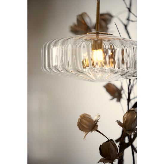 Light & Living hanglamp pleat Ø30x17cm - - Image 3
