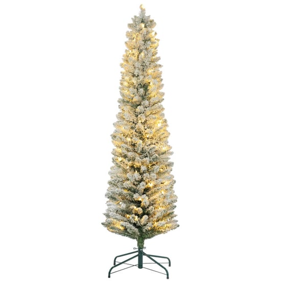 Homcom Kerstboom met sneeuw 180 cm led verlichting - - Image 1
