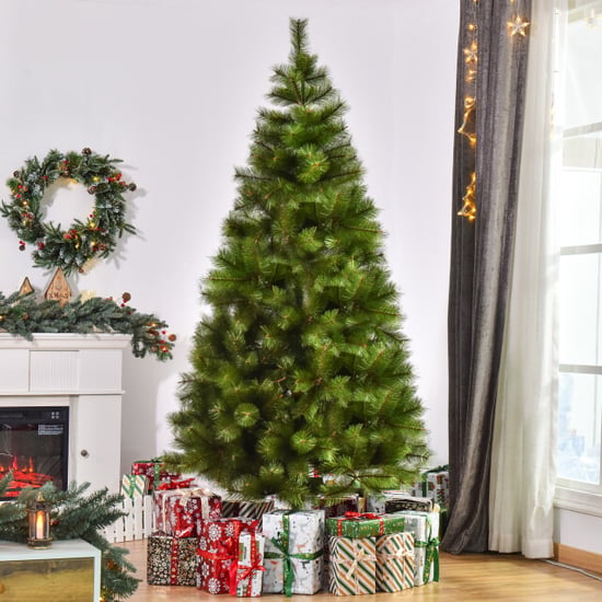 Homcom Kunstkerstboom 210 cm kunstkerstboom met 505 spikes kerstboom - Image 2