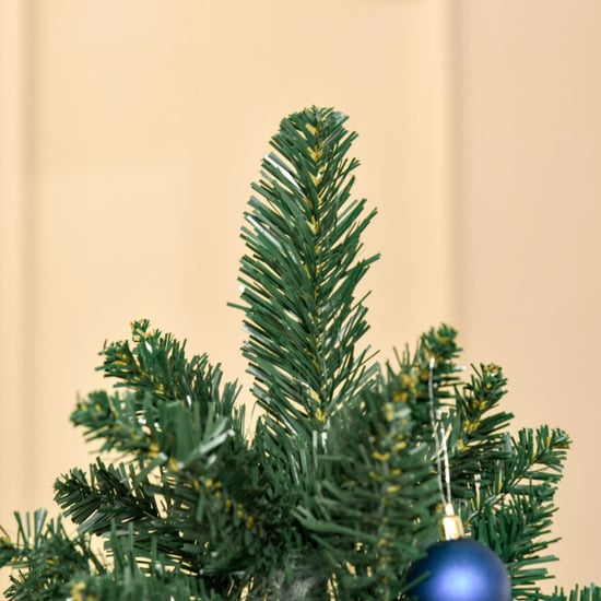 Homcom Kunstkerstboom 180 cm pijnboom kunstmatig, met 724 takken, metalen - Image 3