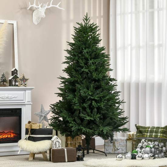 Homcom Kerstboom, kunstspar, realistisch uiterlijk, snelle montage, kunststof, - Image 3