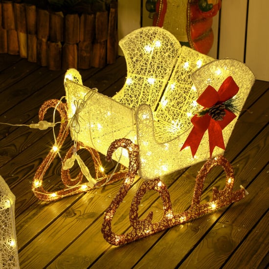 4goodz Outsunny led kerstdecoratie rendier met slee 170 lampjes - Image 3