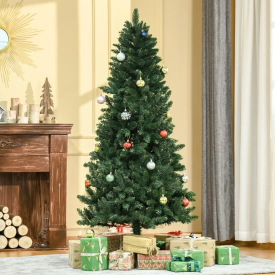 Homcom Kunstkerstboom 180 cm pijnboom kunstmatig, met 724 takken, metalen - Image 5