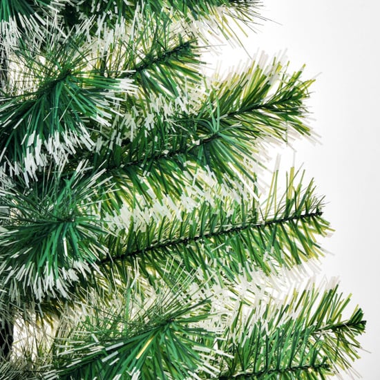 Homcom Kunstkerstboom met witte punten ∅75 x 150 cm /wit - Image 4