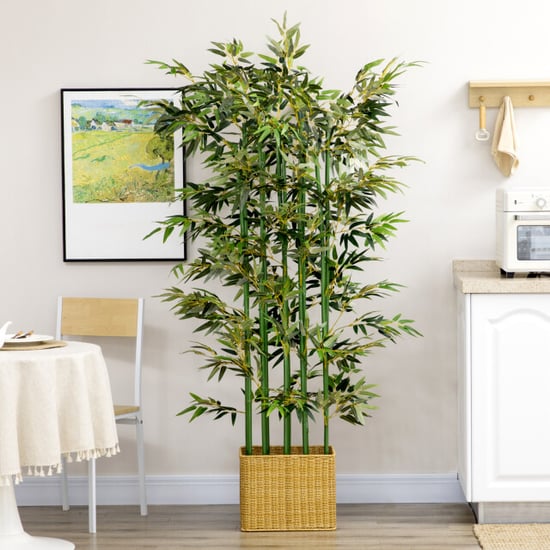 4goodz Kunstplant bamboe roomdivider 180 cm hoog groen - Image 5