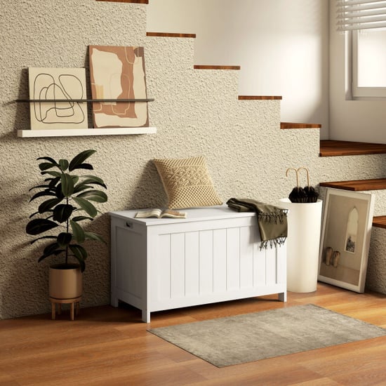 Homcom Opbergkist speelgoedkist 2 handvatten 81x40x46 cm - - Image 2