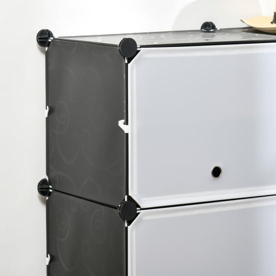 4goodz Schoenenkast opbergbox met 12 kubussen schoenenrek 850-169wt - Image 4