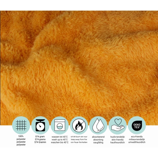 DoubleDry Teddy fleece deken ultrazacht 130x170 cm - - Image 3