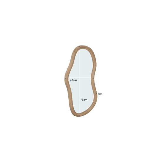 Brix spiegel sophie m 4x42x78cm - Image 2
