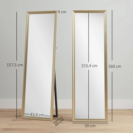 4goodz Passpiegel 160 cm vrijstaand of wandmontage - - Image 5