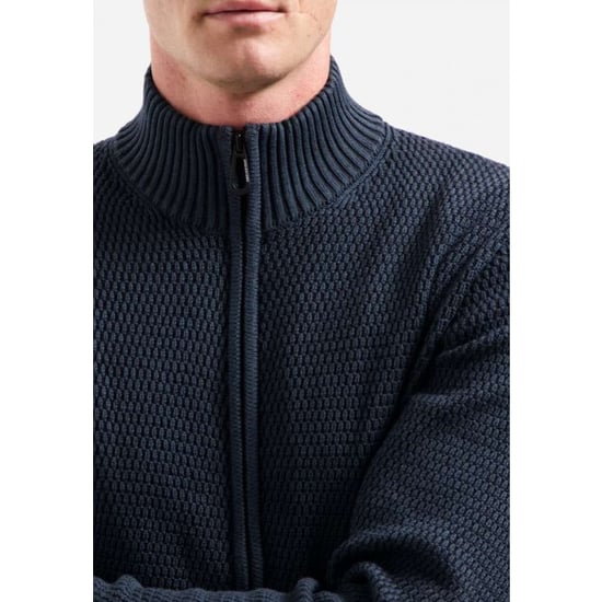 No Excess Cardigan 2 coloured melange night - Image 3