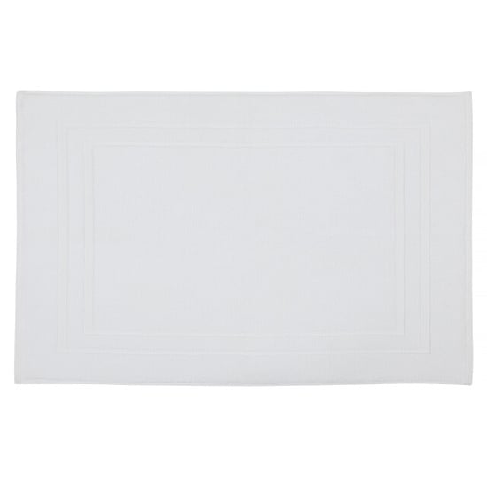DoubleDry Hotel badmat 50 x 80 cm – 100% katoen – zacht en absorberend – - Image 1