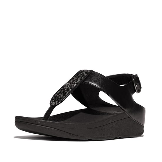 FitFlop Fino crystal-mix t-strap sandals - Image 1