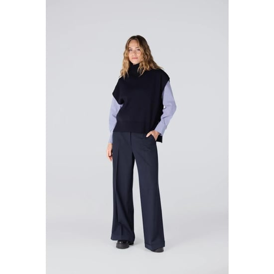 Jansen Amsterdam Goldie blouse cs3 726 sequins pocket dark blue - Image 6