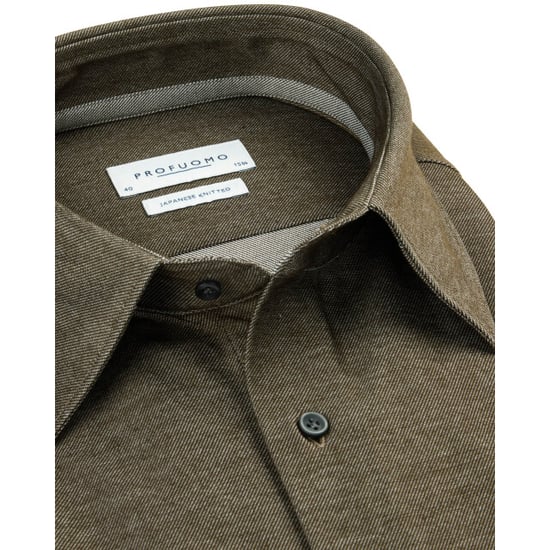 Profuomo Japanese knitted dress shirt - Image 2