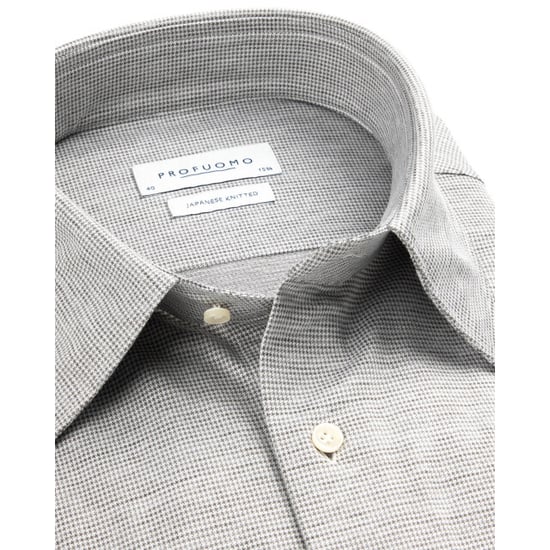 Profuomo Japanese knitted dress shirt - Image 2