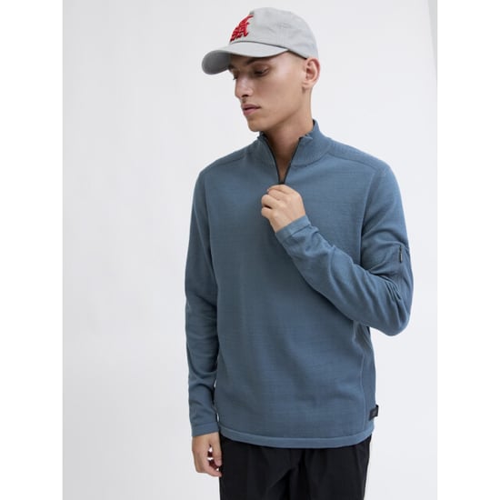 Jack & Jones Jcomace knit half zip smu petrol - Image 6