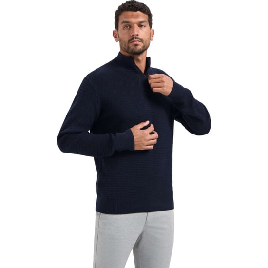 No Excess Pullover half zipper 2 coloured mel night - Image 3