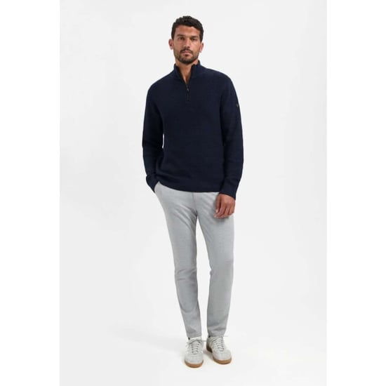 No Excess Pullover half zipper 2 coloured mel night - Image 4